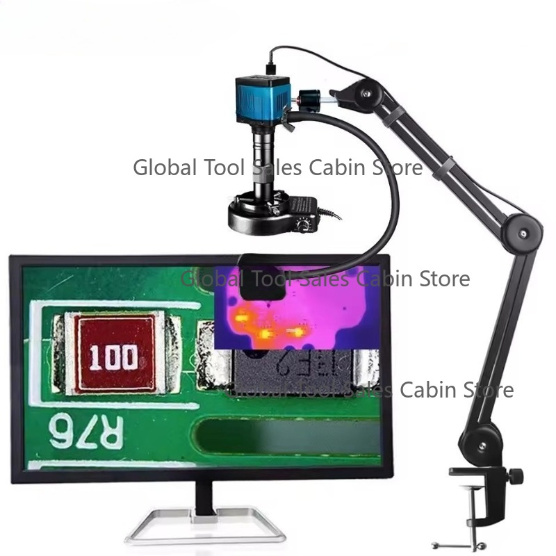 Electronics Repair Images - Kamera mikroskopowa 4K z obiektywem 300X,