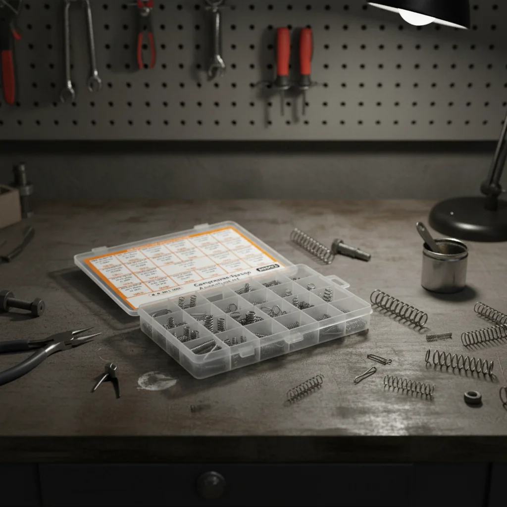 Electronics Repair Team - Zestaw 300 sprężyn naciskowych ze stali