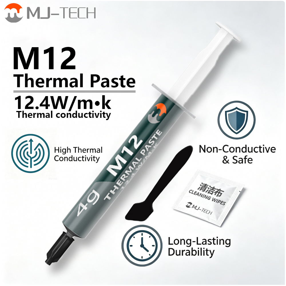 Thermal Paste Cpu - Pasta termoprzewodząca MJ-TECH M8 M12 M14