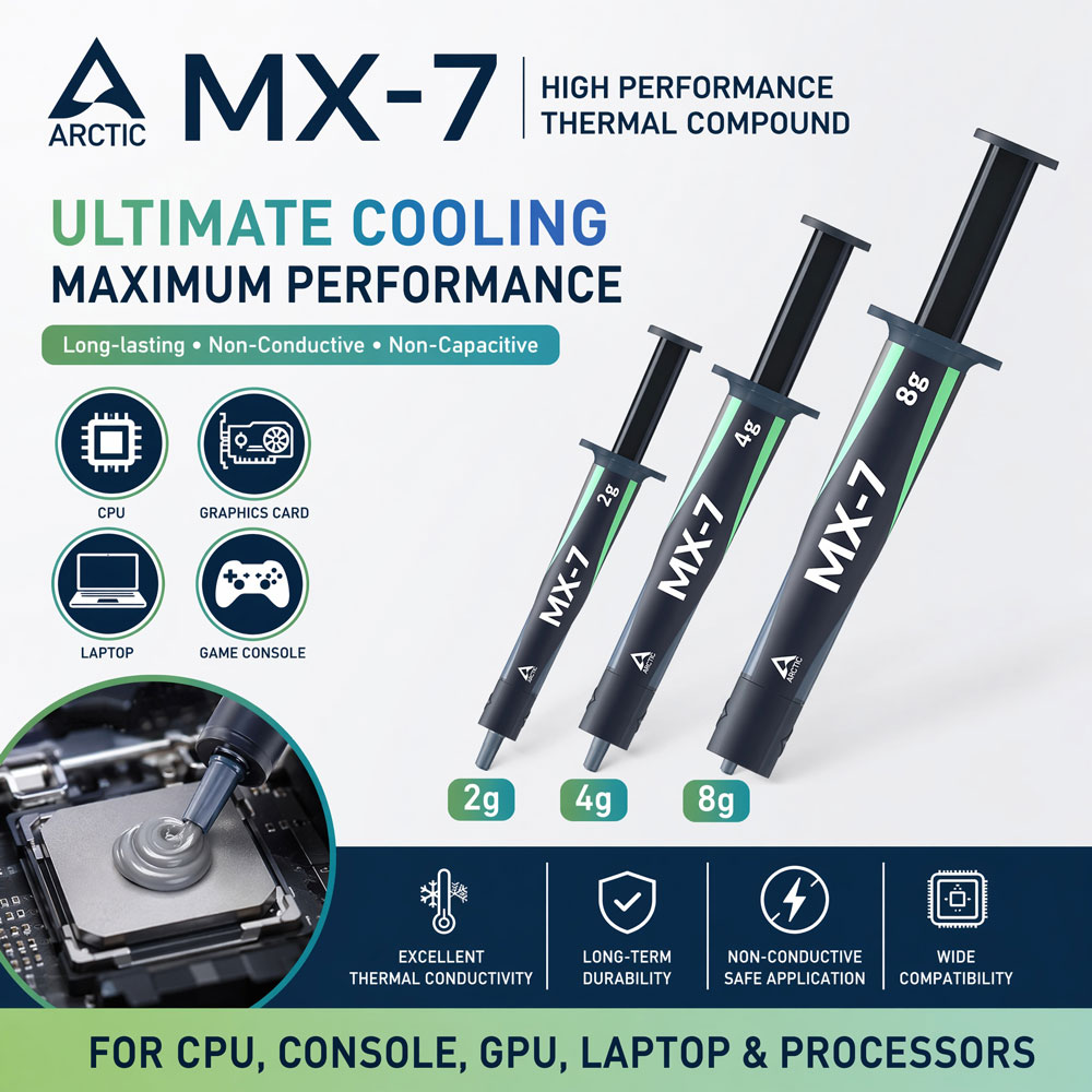 Thermal Paste Cpu - ARCTIC MX-7 4G 8G 2G Pasta