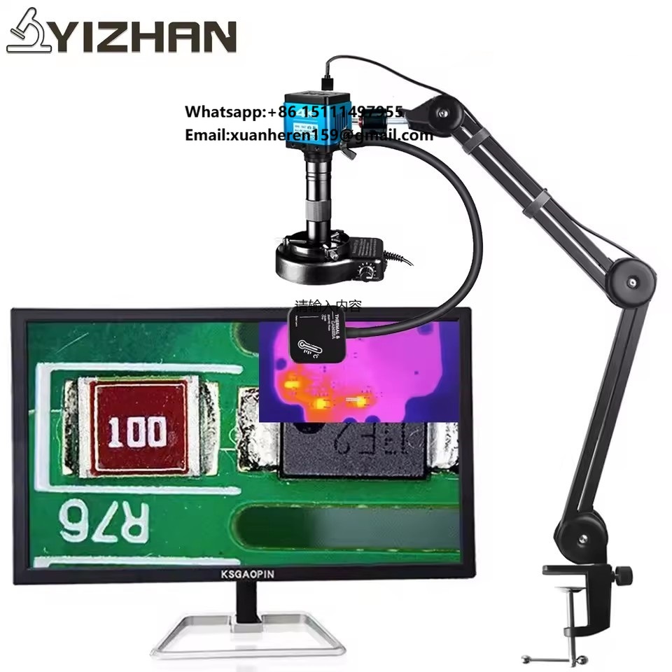 Electronics Repair Images - Kamera Mikroskopowa YIZHAN 4K z Obiektywem