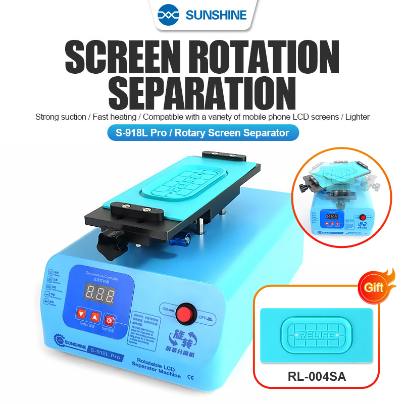 Screen Separator Machine - SUNSHINE S-918L Pro 8,5-calowy obrotowy separator