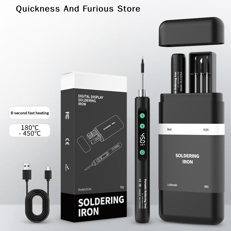 【TO】Bezprzewodowa lutownica z  – Electronics Repair Kit With Soldering Iron recenzja i cena
