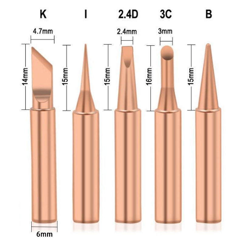 5 sztuk/partia Końcówki do lut – Electronics Repair Kit With Soldering Iron recenzja i cena