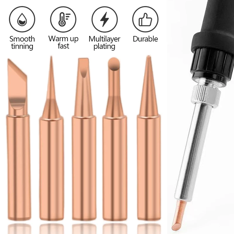 5 sztuk/partia Końcówki do lut – Electronics Repair Kit With Soldering Iron recenzja i cena