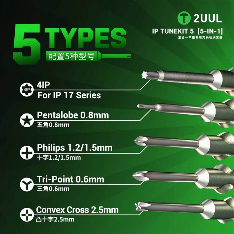 Zestaw bitów do śrubokrętów 2U – Pentalobe Screwdriver Set recenzja i cena