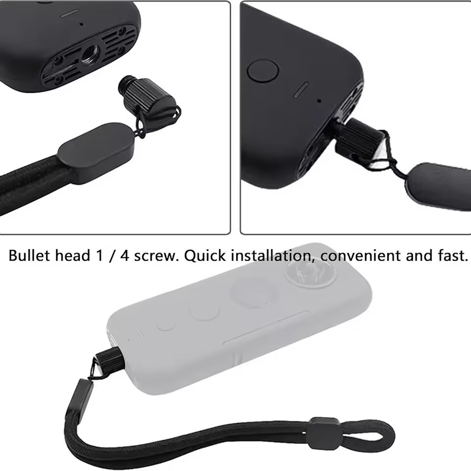 Pasek na nadgarstek z gwintem  – Insta360 Camera X3 recenzja i cena