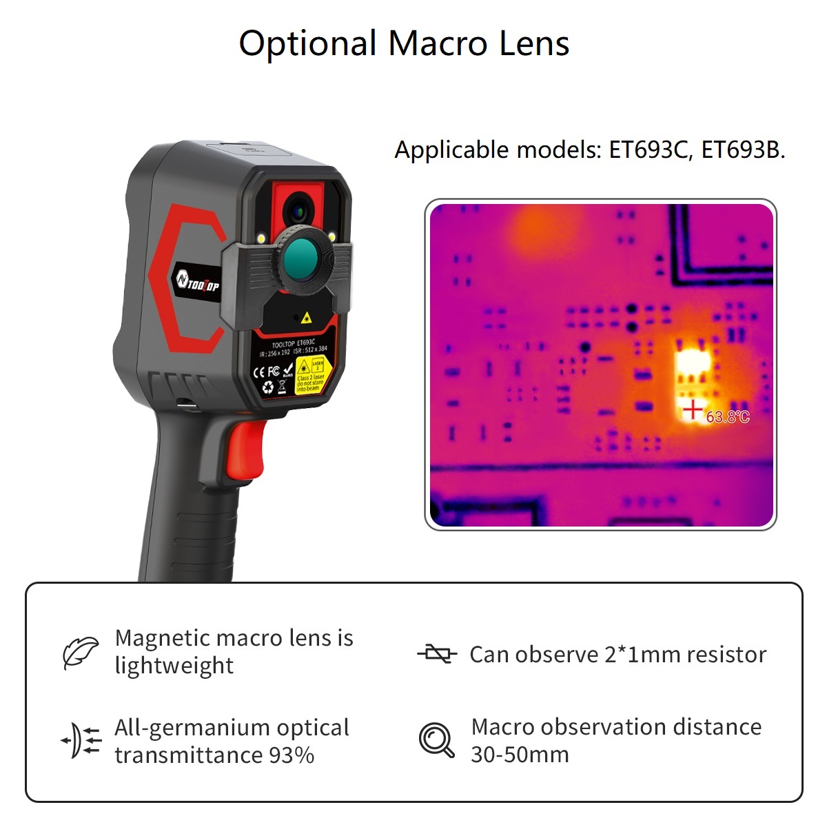 TOOLTOP ET693C Super IR Kamera – Electronics Repair Images recenzja i cena