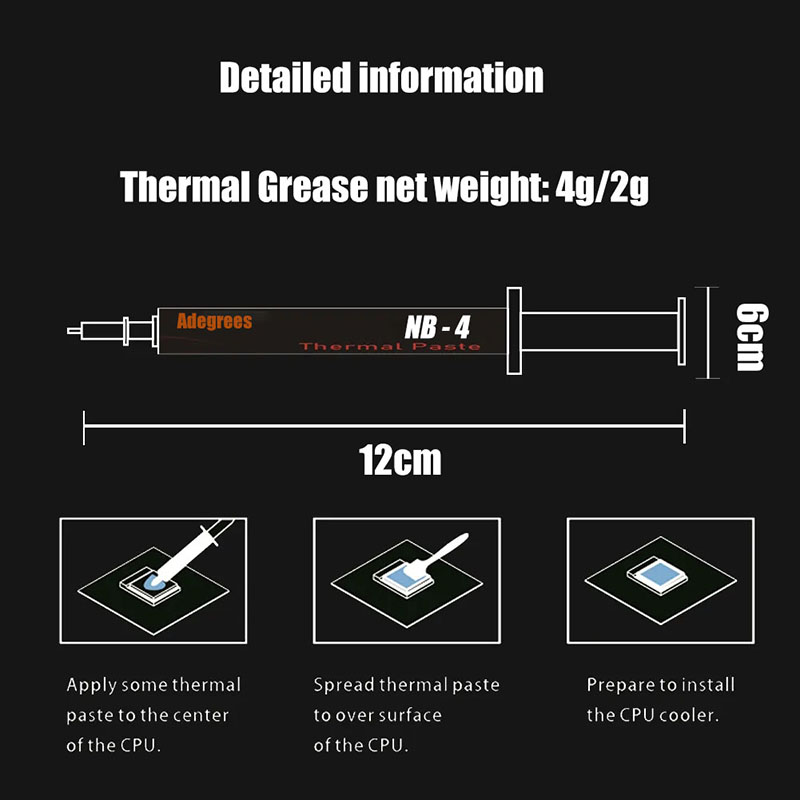 Pasta termoprzewodząca 18W/mk  – Thermal Paste Cpu recenzja i cena
