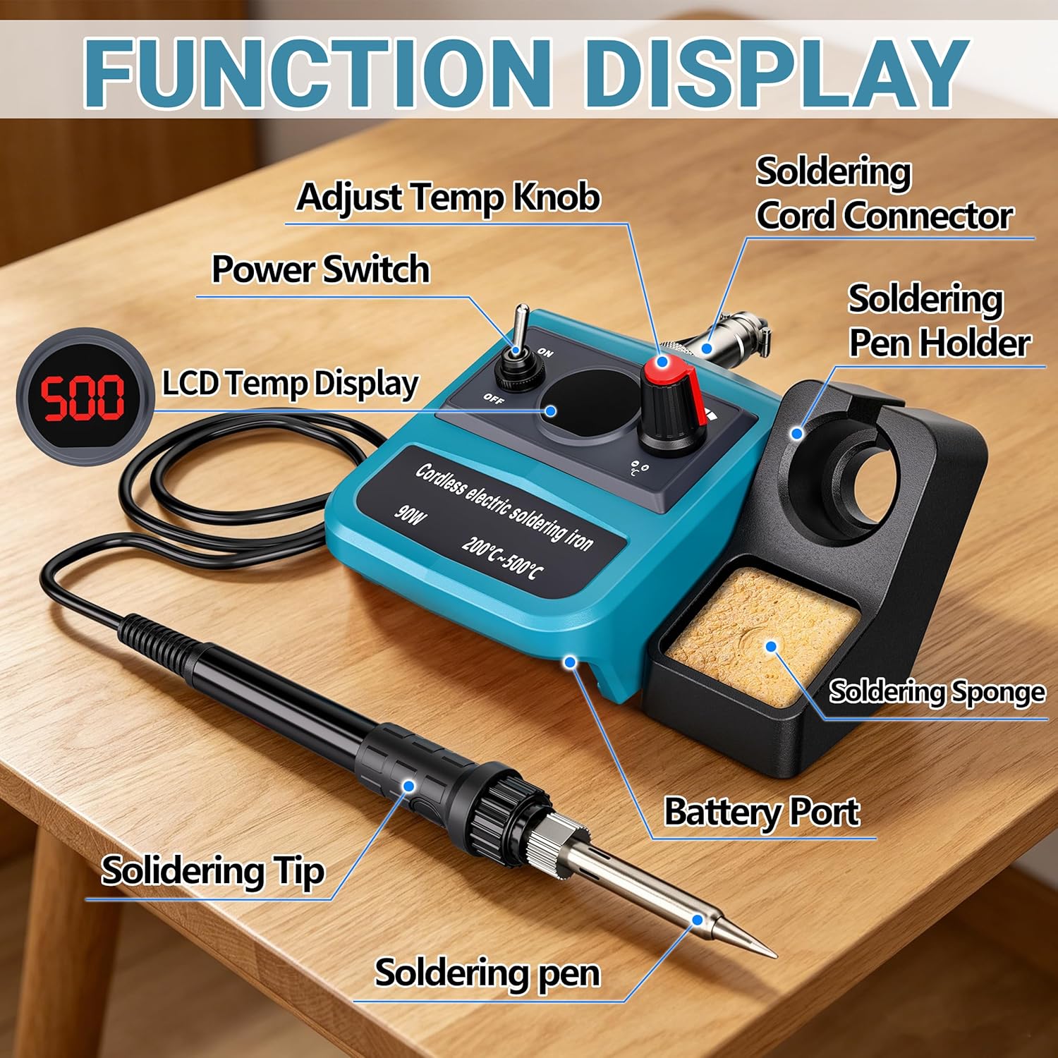 Zestaw cyfrowej, bezprzewodowe – Electronics Repair Kit With Soldering Iron recenzja i cena